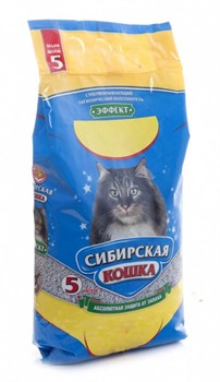 Сибирская кошка Эффект: Впитывающий наполнитель, 5л - фото 12040