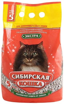 Сибирская кошка Экстра Впитывающий наполнитель для длинношерстных кошек - фото 12042