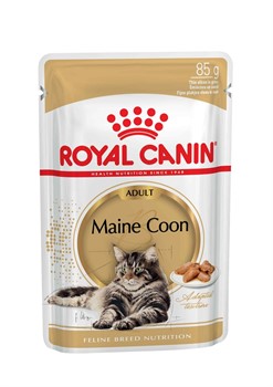 ROYAL CANIN Кусочки в соусе для кошек породы Мейн-Кун 28 шт - фото 12817