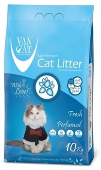 VAN CAT Комкующийся наполнитель без пыли с ароматом Весенней свежести, пакет (Fresh)NRI006 - фото 14997