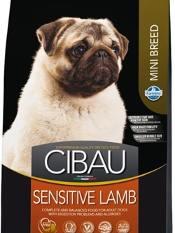 FARMINA Cibau Sensitive Lamb Mini для взрослых собак с чувствительным пищеварением и аллергией - фото 15925