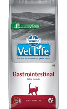 FARMINA Vet Life Cat Gastrointestinal Для кошек Воспалительные заболевания ЖКТ - фото 15972