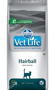FARMINA Vet Life Cat Hairball Выведение шерстяных комочков - фото 15982