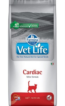 FARMINA Vet Life Cat Cardiac Для кошек при хронической сердечной недостаточности - фото 15984