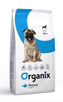 ORGANIX Для собак с лососем для чувствительного пищеварения (Adult Dog Salmon) - фото 17167