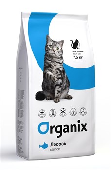 Organix Для кошек с чувствительным пищеварением: лосось (Adult Cat Salmon) - фото 17181