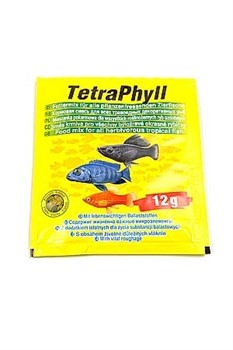 TetraPhyll Корм д/травоядных рыб, хлопья 12г - фото 21357