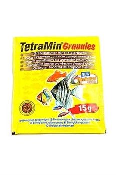 TetraMin Granules Корм д/декоративных рыб, гранулы 15г - фото 21361
