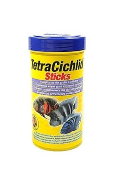 Tetra Cichlid Sticks Корм д/цихлид и крупных декоративных рыб, палочки 250мл - фото 21385
