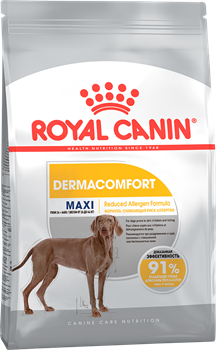 ROYAL CANIN Для взрослых собак крупных пород идеальная кожа и шерсть, Maxi Dermacomfort 25 - фото 22106