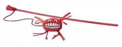 Rogz Плюшевая игрушка-дразнилка Flossy Grinz с кошачьей мятой, красная - фото 23355