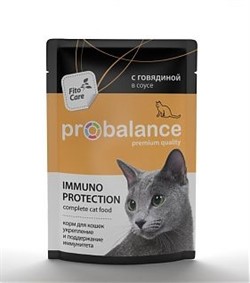 ProBalance Immuno Protection с говядиной в соусе, пауч 85 гр - фото 24827