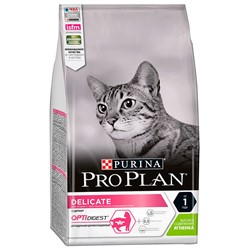 PRO PLAN® Delicate для кошек с чувствительным пищеварением С ЯГНЕНКОМ - фото 26421