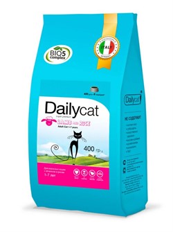 Dailycat ADULT Lamb and Rice  корм для взрослых кошек с ягнёнком и рисом - фото 27706
