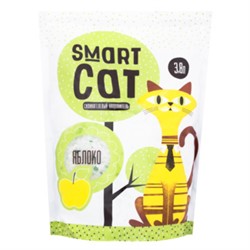 SMART CAT Силикагелевый наполнитель с ароматом яблока - фото 28182