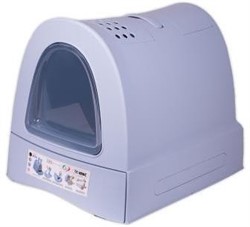 IMAC био-туалет для кошек ZUMA  40х56х42,5h см, пепельно-голубой - фото 29880