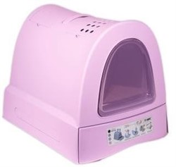 IMAC био-туалет для кошек ZUMA 40х56х42,5h см, пепельно-розовый - фото 29884