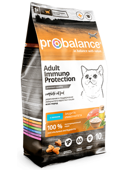 ProBalance Immuno Protection Корм сухой д/кош. лосось - фото 35987