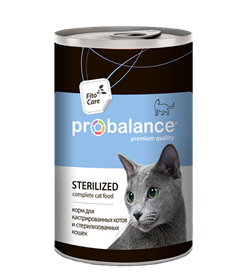 ProBalance Sterilized Корм для стерилиз.кошек/кастр. котов, 415 гр - фото 35991