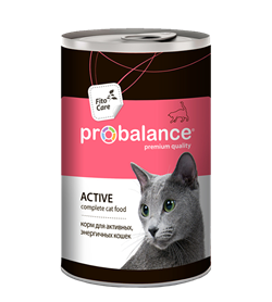 ProBalance Active Корм для активных кошек, 415 гр - фото 35992