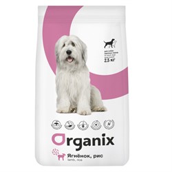 Organix для собак крупных пород с ягненком и рисом - фото 36699