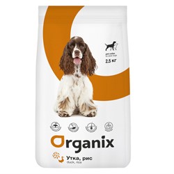 Organix контроль веса для взрослых собак, с уткой и рисом (Weight Control Adult Dogs Duck and Rice) - фото 36725
