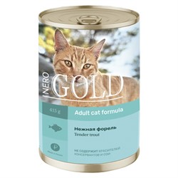 Nero Gold консервы консервы для кошек "Нежная форель" - фото 38566