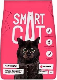 Smart Cat для взрослых кошек, с ягнёнком - фото 38757