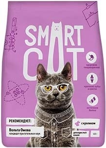 Smart Cat сухой корм для кошек, с кроликом - фото 38762