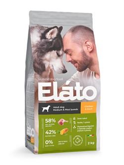 Elato Holistic для собак средних и крупных пород Курица и Утка - фото 39224