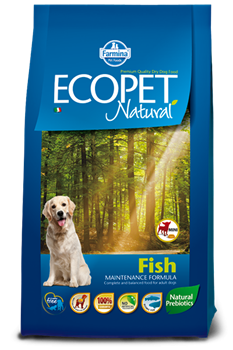 FARMINA Ecopet Natural Fish Adult Mini для взрослых собак, мелких пород с рыбой - фото 41820