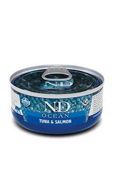 N&D CAT OCEAN TUNA & SALMON (тунец и лосось) - фото 41833