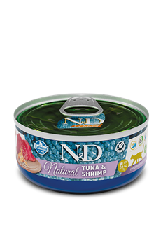 N&D CAT NATURAL TUNA & SHRIMP (тунец и креветка) - фото 41858