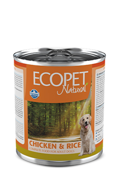 FARMINA ECOPET NATURAL DOG CHICKEN & RICE (для взрослых собак курица и рис) - фото 42233