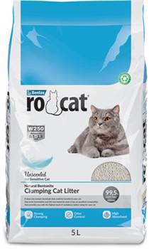 Ro Cat Комкующийся наполнитель без пыли "Натуральный", пакет - фото 42403