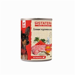 STATERA Влажный корм для собак - сочные кусочки в желе с ягненком - фото 42461