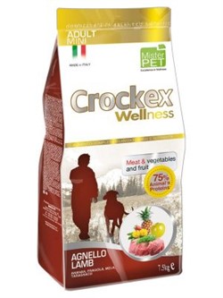 CROCKEX Wellness сухой корм для собак мелких пород ягненок с рисом - фото 42489