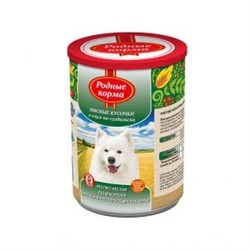 Консервы для собак «Родные Корма» мясные кусочки в соусе по-суздальски - фото 42635