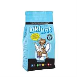 Бентонитовый наполнитель для кошачьего туалета "KikiKat" супер-белый комкующийся "Активированный уголь" - фото 43179