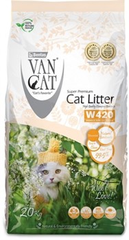 VAN CAT Комкующийся наполнитель 100% Натуральный, без запаха, пакет (Natural) - фото 44722