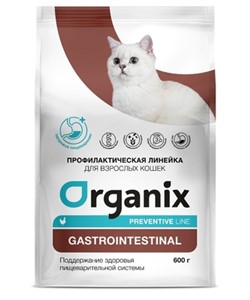 Organix Preventive Line Gastrointestinal сухой корм для кошек "Поддержание здоровья пищеварительной системы" - фото 44751
