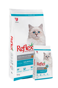 REFLEX STERILISED CAT FOOD SALMON AND RICE СУХОЙ КОРМ ДЛЯ СТЕРИЛИЗОВАННЫХ КОШЕК С ЛОСОСЕМ И РИСОМ - фото 46092