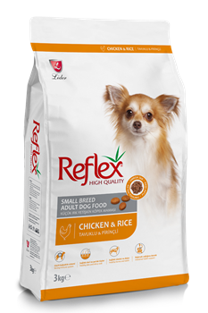 REFLEX SMALL BREED ADULT DOG FOOD CHICKEN AND RICE СУХОЙ КОРМ ДЛЯ СОБАК МЕЛКИХ ПОРОД С КУРИЦЕЙ И РИСОМ - фото 46101