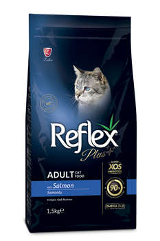 REFLEX PLUS ADULT CAT FOOD SALMON СУХОЙ КОРМ ДЛЯ КОШЕК С ЛОСОСЕМ - фото 46131