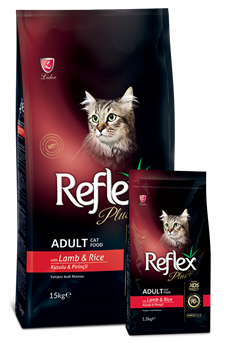 REFLEX PLUS ADULT CAT FOOD LAMB AND RICE СУХОЙ КОРМ ДЛЯ КОШЕК С ЯГНЕНКОМ И РИСОМ - фото 46133