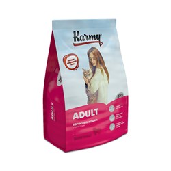 *KARMY Adult Телятина  Сухой корм для взрослых кошек старше 1 года - фото 46646