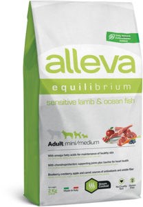 Alleva Equilibrium Sensitive Lamb & Ocean Fish Mini/Medium Эквилибриум для взрослых собак мелких и средних пород Сенситив с ягненком и океанической рыбой - фото 46767