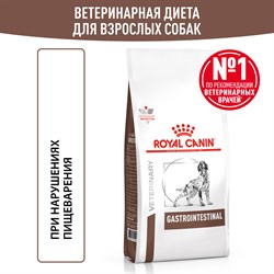 Royal Canin GASTROINTESTINAL (ГАСТРОИНТЕСТИНАЛ) Корм сухой полнорационный диетический для взрослых собак при расстройствах пищеварения. Ветеринарная диета. - фото 48588