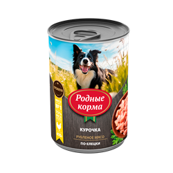 Консервы для собак «Родные Корма» курочка по-елецки - фото 48625