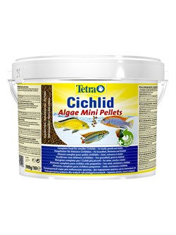 TetraCichlid Algae Mini корм для всех видов цихлид 10 л (ведро) - фото 55716